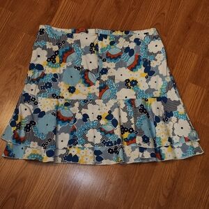 Max Mehra Collection Abstract Mini Skirt. Cotton Blend Size Large